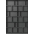 Thumbnail photo of Read Spacious Bookshelf, Plinth H7 Cm - Anthracite - Bokhyllor - Peter J. Lassen - Svart - Mdf