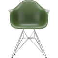 Eames Plastic Armchair Dar - 48 Forest - Chrome Base - Matstolar - Charles & Ray Eames - Grön - Metall/plast