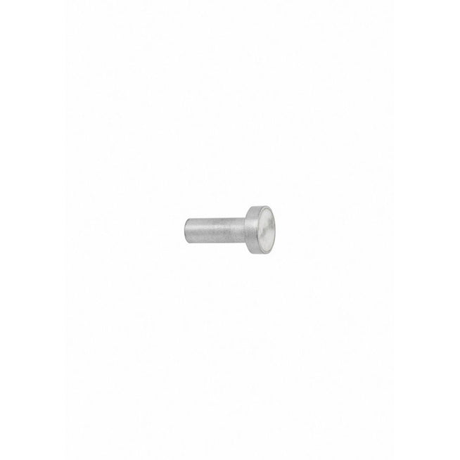 Photo of Steel Hooks - Knager - Steel/white Marble Small - Ø: 2 Cm X D: 3,5 Cm