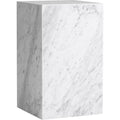 Plinth Tall White Marble - Småbord & Sidobord - Norm Architects - Vit - Sten
