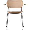 Thumbnail photo of Co Armchair - Chrome - Natural Oak/dakar 0250 - Matstolar - Norm Architects - Metall/trä