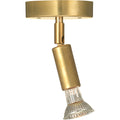 Thumbnail photo of Star Wall Lamp Coupling Housing, Raw Brass, Fixed Mounting - Bedside Lamps - Jonas Bohlin - Gold