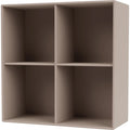 Thumbnail photo of Show Bookcase, Suspension Rail - Mushroom - Hyllsystem - Peter J. Lassen - Beige - Mdf