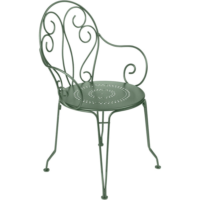 Photo of Montmartre Armchair, Cactus - Outdoor dining chairs - Green - Metal