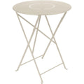 Thumbnail photo of Floréal Table Ø 60 cm, Nutmeg - Outdoor dining table - Beige - Metal