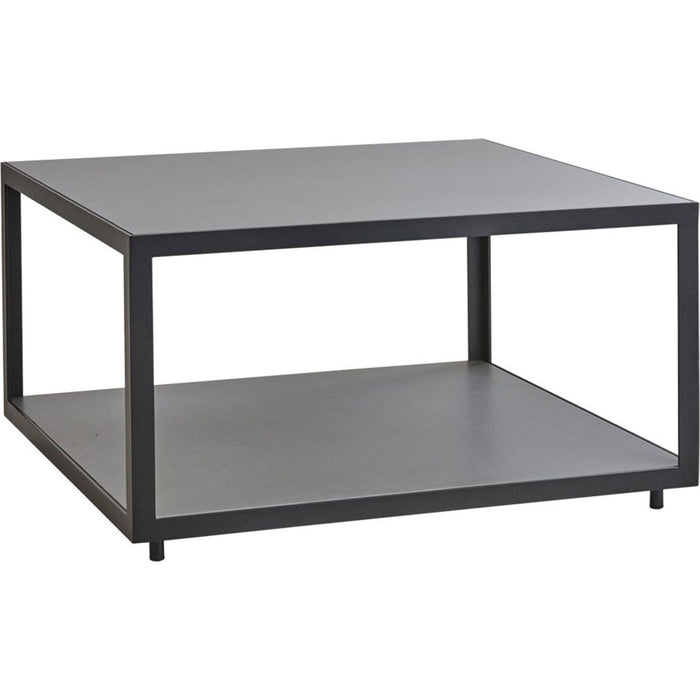 Photo of Level Coffee Table Ceramic 79x79 Cm Light Grey-lava Grey