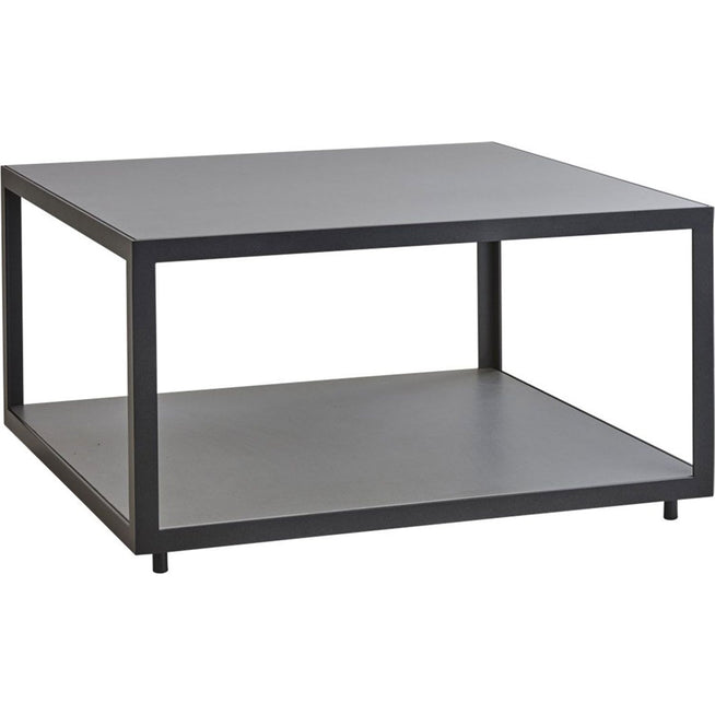 Photo of Level Coffee Table Ceramic 79x79 Cm Light Grey-lava Grey