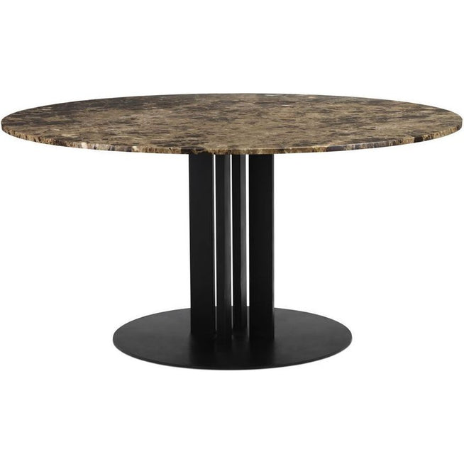 Photo of Scala Table H75 Cm - Marble - Spisebord - Sort - H: 75 X Ø: