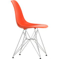 Eames Plastic Chair Dsr - 03 Poppy Red - Chrome Base - Matstolar - Charles & Ray Eames - Röd - Metall/plast