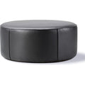 Mono Pouf 7425 By Due & Trampedach - Omni 307 Cognac - Ø90 X H38 Cm