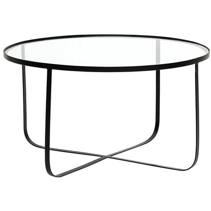 Harper Black Glass Coffee Table