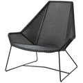 Thumbnail photo of Breeze Highback Loungestol 5469 Li/ls/lw - Loungestol - Sort - B: 98 X D: 87 X H: 98 X Sh: 40 Cm