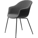 Bat Dining Chair, Front Upholstered, Conic Base
