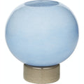 Thumbnail photo of Mari Vase Glass Light Blue/Taupe - Ø20xH21cm