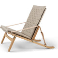 Thumbnail photo of Fk11 Plico Armchair Fabric Canvas Natural White Oiled Oak