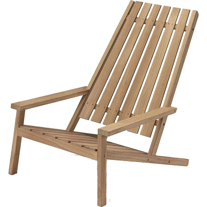 Photo of Between Lines Deck Chair - Lounge Chairs - Blue - Wood