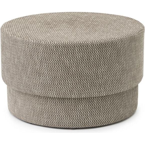 Photo of Silo Pouf Medium Dusty Brown/albagia 214 - Sittpuffar - Hans Hornemann - Brun - Trä/textilmaterial/plast
