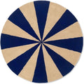 Arch Tufted Rug - Children's Rug - Blue - Ø130 x H130 cm