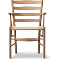 Thumbnail photo of Klint Armchair 3208 / By Kaare Klint - Dining Chair - Oak Oil / Natural Papercord - W58 X D55 X H85 X Sh45,5 Cm