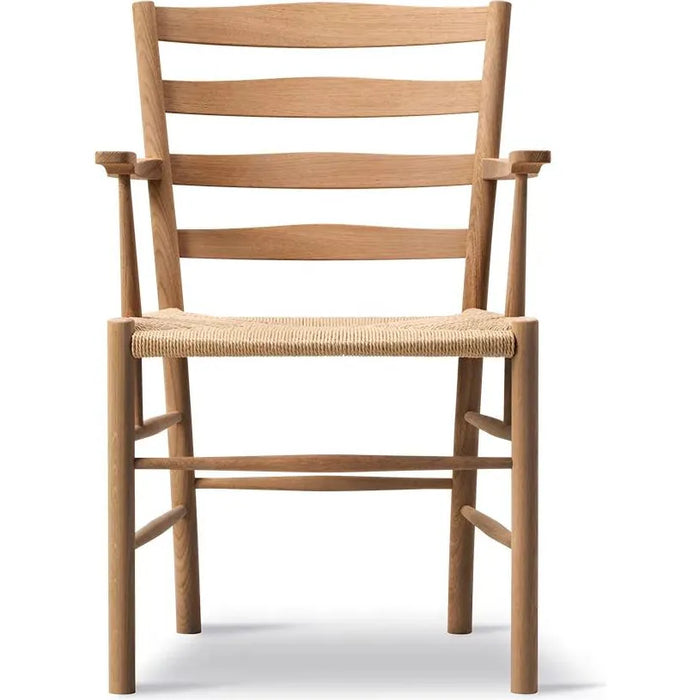 Photo of Klint Armchair 3208 / By Kaare Klint - Dining Chair - Oak Oil / Natural Papercord - W58 X D55 X H85 X Sh45,5 Cm