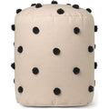 Dot Tufted Pouf - Children's Pouf - Sugar Kelp - Ø: 39 x H: 48 cm