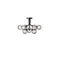 Thumbnail photo of Apiales 9 Ceiling Lamp Satin Black/optic Smoked