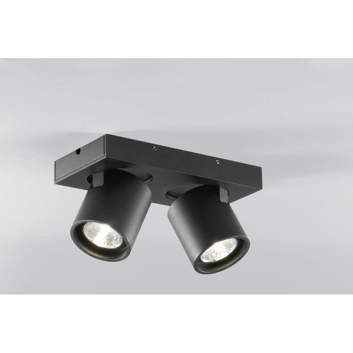 Photo of Focus 2, Black, 2x6w Led, 2700k, Ip20 - Spotlights - Ronni Gol - Svart