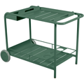 Luxembourg Side Bar/trolley Bar, Cedar Green - Small Tables & Side Tables Outdoor - Frédéric Sofia - Green - Metal
