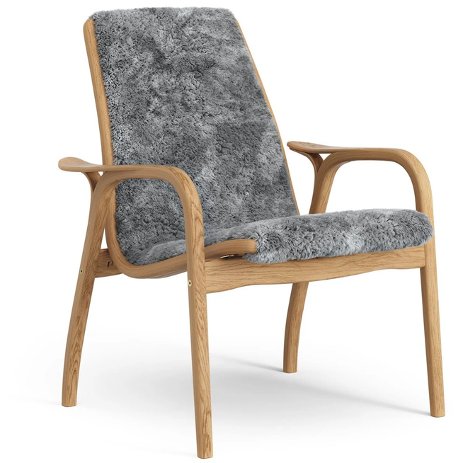 Photo of Laminett Arm Chair Oiled Oak/sheep Skin