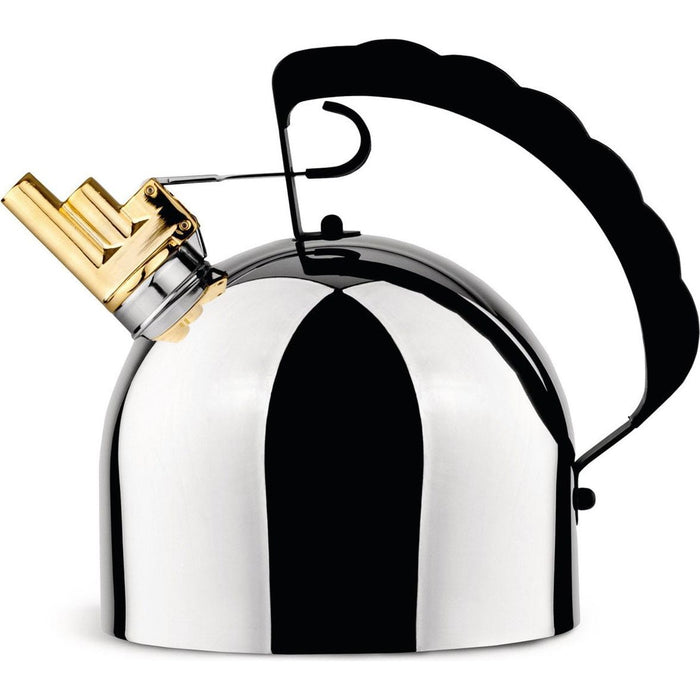 Photo of Kettle 9091  Stainless Steel / Brass / Black - Vattenkokare - Richard Sapper - Silver