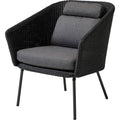 Thumbnail photo of Vibe Barstol, Stabelbar - Barstol - Cane-line Weave - Black/graphite - W45 X D55 X H102 X Sh74 Cm
