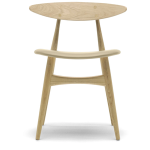 Photo of Carl Hansen - Ch33p - Upholstered seat, oiled oak, leather group B Thor