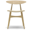 Carl Hansen - Ch33p - Upholstered seat, oiled oak, leather group B Thor