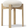 Thumbnail photo of Pioneer Stool 6830 / By Maria Bruun - Skammel - Hallingdal 200 / Oak Lacquered - Ø41 X H46 Cm