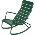 Thumbnail photo of Luxembourg Rocking Chair Cedar Green 02 - Outdoor armchairs - Frédéric Sofia - Metal