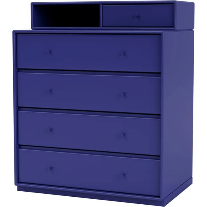 Photo of Keep Chest Of Drawers, Plinth H3 cm - Monarch - Chest of drawers - Peter J. Lassen - Blue - Wood