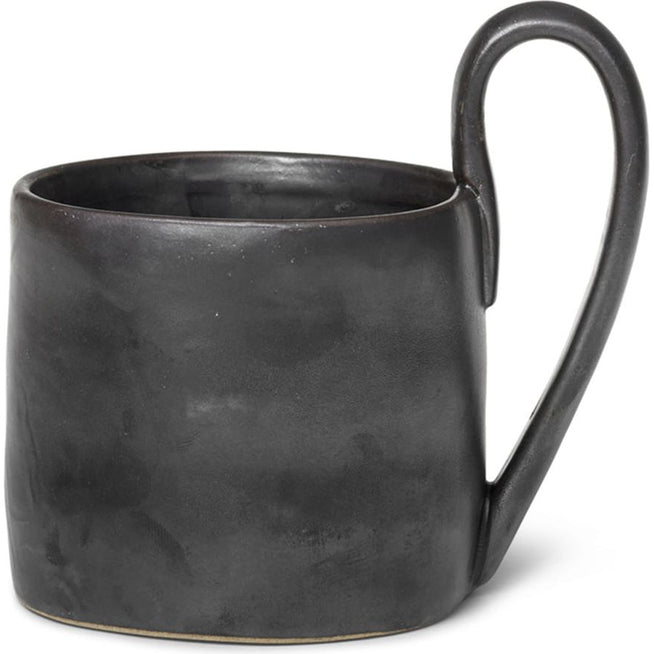 Photo of Flow Mug - Krus - Sort - W: 9 - H: 11 - D: 12