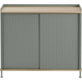 Thumbnail photo of Enfold Sideboard Tall, Oak/dusty Green - Sideboards - Thomas Bentzen - Grön - Metall/trä