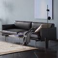 Outline Sofa 3-seater, Silk Leather Cognac - Soffor - Anderssen & Voll - Brun
