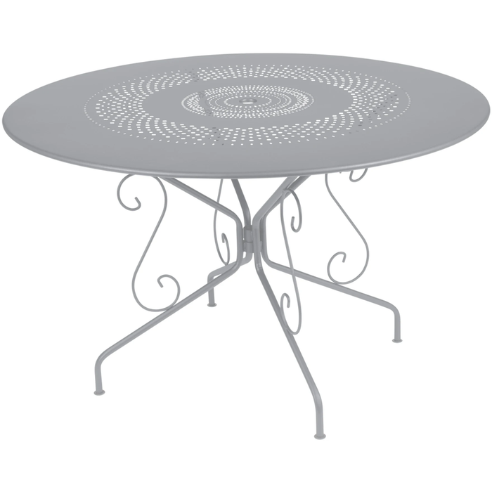 Photo of Montmartre Table Ø 117 Cm, Anthracite - Matbord Utomhus - Grå - Metall
