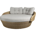 Thumbnail photo of Ocean Daybed - Daybed - Natural, Cane-line Flat Weave / Light Brown, Cane-line Wove - W177 X D180 X H68 X Sh40 Cm