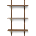 Thumbnail photo of Sector Shelf - Hylde - Røget Eg/messing - T/n - W: 54 X D: 22,1 X H: 102 Cm
