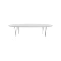 Thumbnail photo of B617 Superellipse - White laminate/chrome - Dining table - Arne Jacobsen,bruno Mathsson,piet Hein - White - Metal/wood