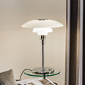 Thumbnail photo of Ph 4½-3½ Glas Bordlampe Krom