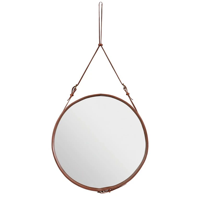 Adnet Wall Mirror, Circular Large