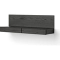 Thumbnail photo of Tana Wall Mounted Media Module - Hylde - Black Stained Oak - H40,6 X W130 X D35,2 Cm