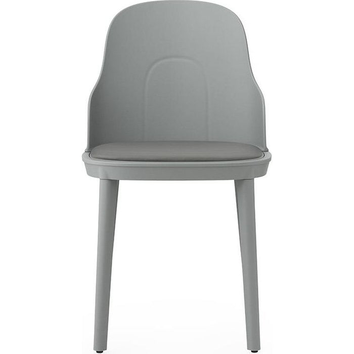 Photo of Allez Stol Polstret Ultra Leather - Spisebordsstol - Grå - H: 79 X L: 45 X D: 50 X Sh: 45,5 Cm