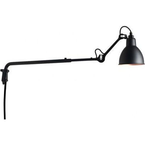 Photo of No. 201 Table Lamp From Lamp Gras (Black Frame, Black/Copper Inside)