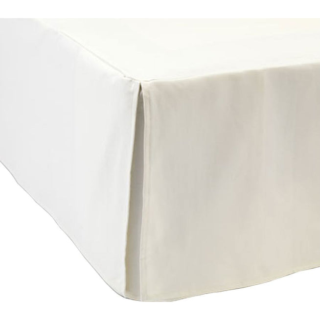 Photo of Napoli Bed skirt, Offwhite, 90x220x52 - Bed skirts - White