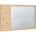 Thumbnail photo of Wall mirror with bulletin board